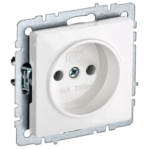 Priză IEK BR-R10-10-K01 230 V/ Type-C/ White photo 1 Priză IEK BR-R10-10-K01 230 V/ Type-C/ White photo 1