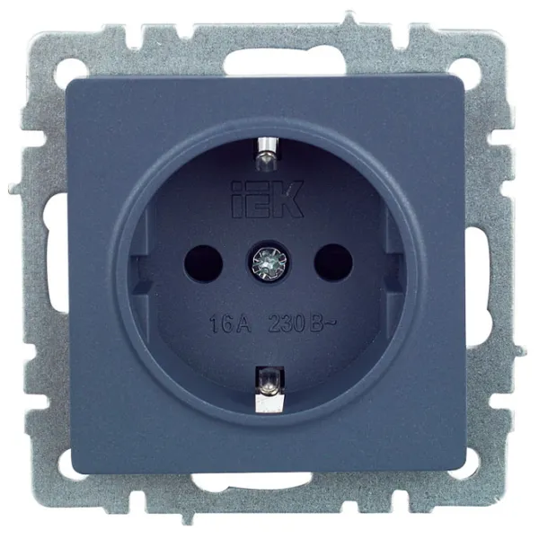 Priză IEK BR-R14-16-K35 230 V/ Type-F/ Sea wave photo 3 Priză IEK BR-R14-16-K35 230 V/ Type-F/ Sea wave photo 3