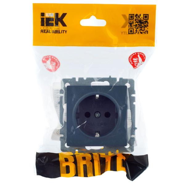 Priză IEK BR-R14-16-K35 230 V/ Type-F/ Sea wave photo 4 Priză IEK BR-R14-16-K35 230 V/ Type-F/ Sea wave photo 4