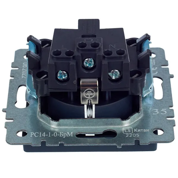 Priză IEK BR-R14-16-K35 230 V/ Type-F/ Sea wave photo 5 Priză IEK BR-R14-16-K35 230 V/ Type-F/ Sea wave photo 5