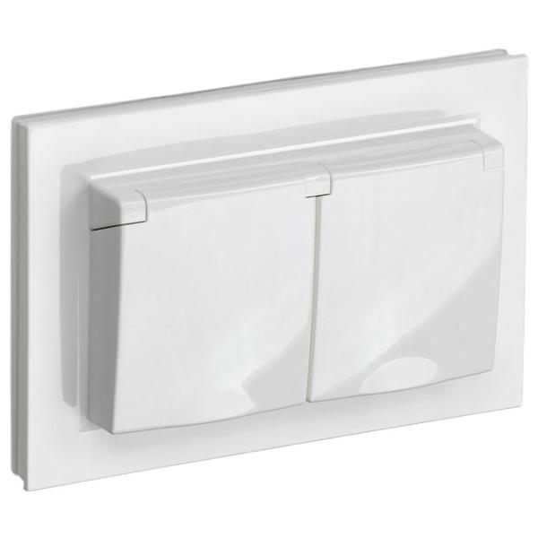 Priză IEK BR-R26-16-44-K01-F 230 V/ Type-F/ White photo 1 Priză IEK BR-R26-16-44-K01-F 230 V/ Type-F/ White photo 1