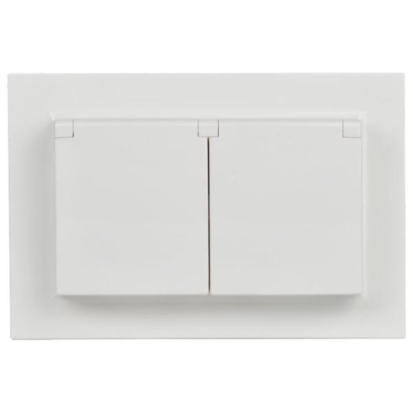 Priză IEK BR-R26-16-44-K01-F 230 V/ Type-F/ White photo 2 Priză IEK BR-R26-16-44-K01-F 230 V/ Type-F/ White photo 2