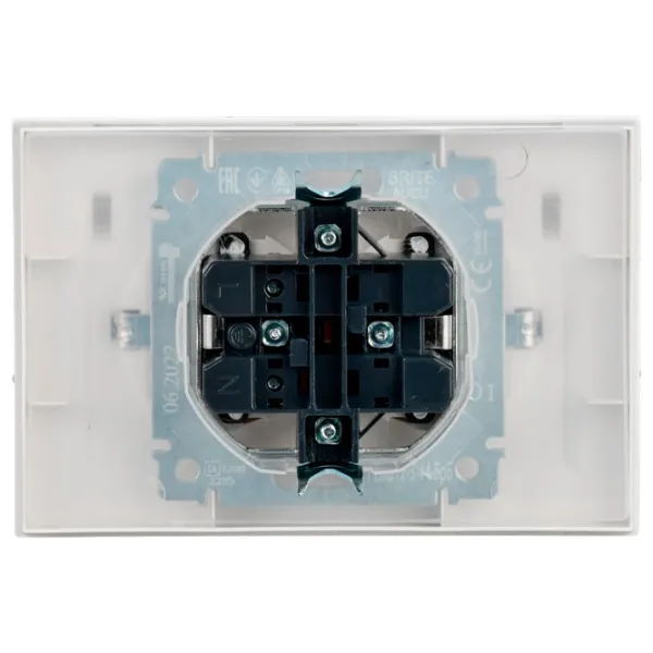 Priză IEK BR-R26-16-44-K01-F 230 V/ Type-F/ White photo 5 Priză IEK BR-R26-16-44-K01-F 230 V/ Type-F/ White photo 5