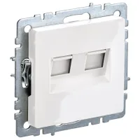 Priză IEK BR-KT20-O-1-K01 RJ-11/ White