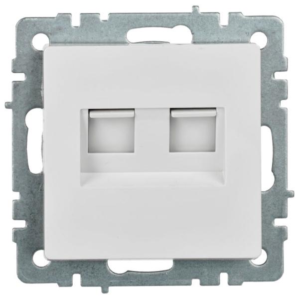 Розетка IEK BR-KT20-O-1-K01 RJ-11/ White photo 2 Розетка IEK BR-KT20-O-1-K01 RJ-11/ White photo 2