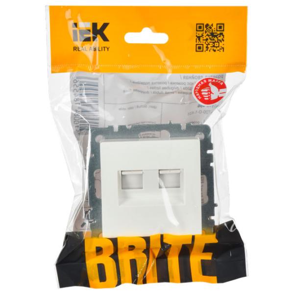 Розетка IEK BR-KT20-O-1-K01 RJ-11/ White photo 5 Розетка IEK BR-KT20-O-1-K01 RJ-11/ White photo 5