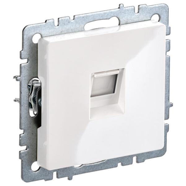 Priză IEK BR-K10-1-K01 RJ45/ White photo 1 Priză IEK BR-K10-1-K01 RJ45/ White photo 1