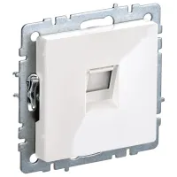 Priză IEK BR-K10-1-K01 RJ45/ White