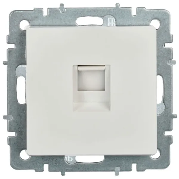 Priză IEK BR-K10-1-K01 RJ45/ White photo 2 Priză IEK BR-K10-1-K01 RJ45/ White photo 2