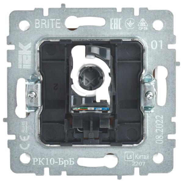 Priză IEK BR-K10-1-K01 RJ45/ White photo 3 Priză IEK BR-K10-1-K01 RJ45/ White photo 3