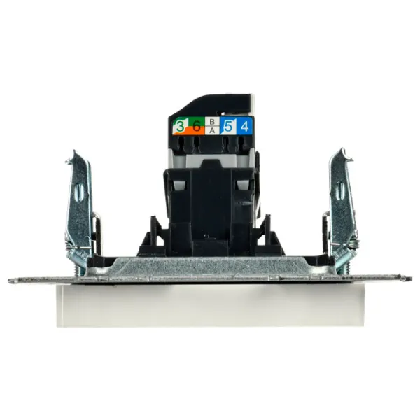 Priză IEK BR-K10-1-K01 RJ45/ White photo 4 Priză IEK BR-K10-1-K01 RJ45/ White photo 4