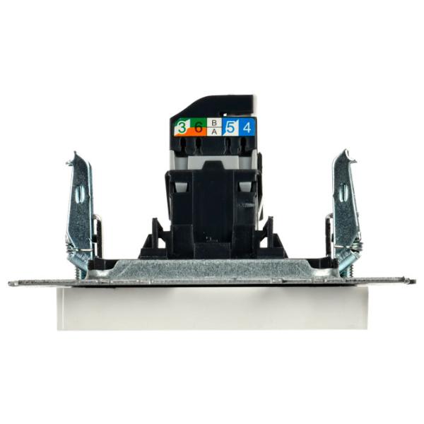 Priză IEK BR-K10-1-K01 RJ45/ White photo 4 Priză IEK BR-K10-1-K01 RJ45/ White photo 4