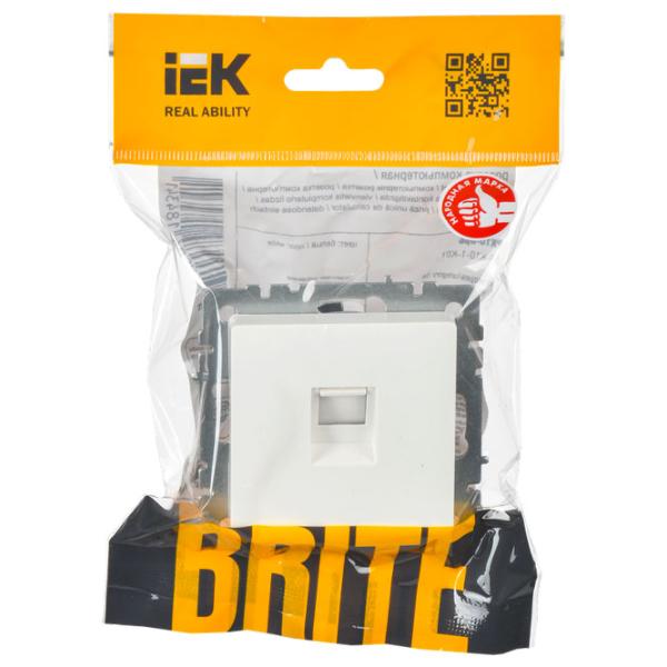 Priză IEK BR-K10-1-K01 RJ45/ White photo 6 Priză IEK BR-K10-1-K01 RJ45/ White photo 6