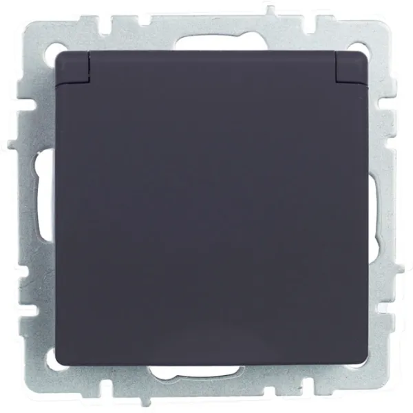 Priză IEK BR-R16-16-44-K53 230 V/ Type-F/ Black photo 2 Priză IEK BR-R16-16-44-K53 230 V/ Type-F/ Black photo 2