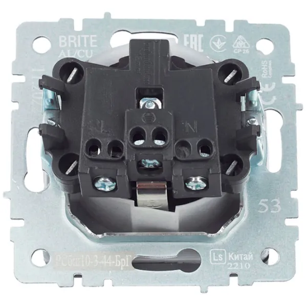 Priză IEK BR-R16-16-44-K53 230 V/ Type-F/ Black photo 6 Priză IEK BR-R16-16-44-K53 230 V/ Type-F/ Black photo 6
