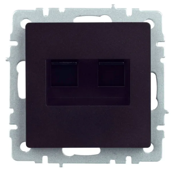 Priză IEK BR-KT20-O-1-K02 RJ-11/ Black photo 2 Priză IEK BR-KT20-O-1-K02 RJ-11/ Black photo 2