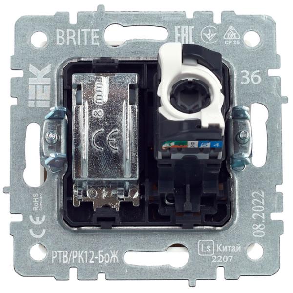 Priză IEK BR-AK20-1-K36 TV/ White photo 2