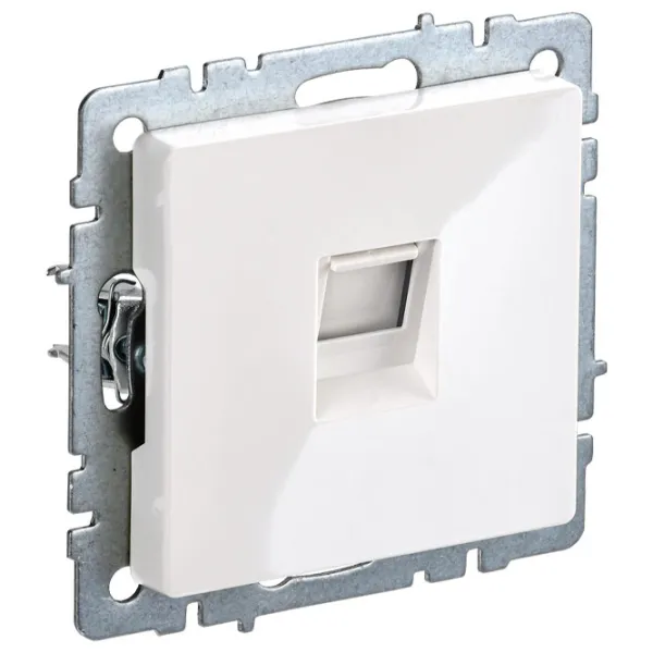Priză IEK BR-K10-2-K01 RJ45/ White photo 1 Priză IEK BR-K10-2-K01 RJ45/ White photo 1