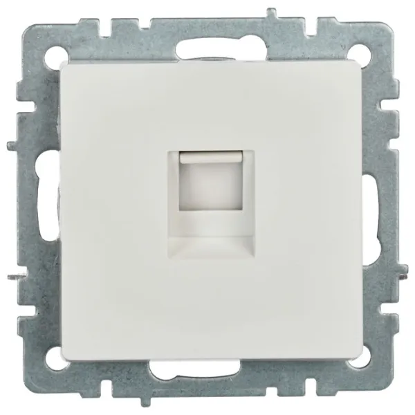 Priză IEK BR-K10-2-K01 RJ45/ White photo 2 Priză IEK BR-K10-2-K01 RJ45/ White photo 2