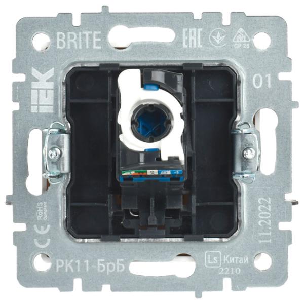 Priză IEK BR-K10-2-K01 RJ45/ White photo 3 Priză IEK BR-K10-2-K01 RJ45/ White photo 3