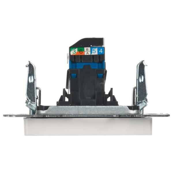 Priză IEK BR-K10-2-K01 RJ45/ White photo 5 Priză IEK BR-K10-2-K01 RJ45/ White photo 5