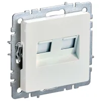 Розетка IEK BR-KT20-O-1-K36 RJ-11/ White