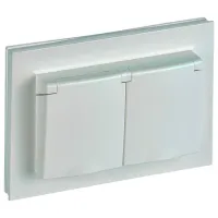 Розетка IEK Brite BR-R26-16-44-K36-F 230 В/ Type-F/ White
