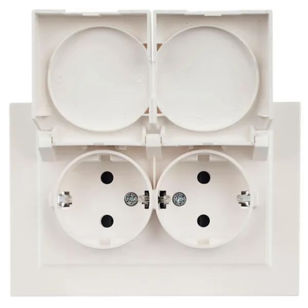 Priză IEK Brite BR-R26-16-44-K36-F 230 V/ Type-F/ White photo 5 Priză IEK Brite BR-R26-16-44-K36-F 230 V/ Type-F/ White photo 5