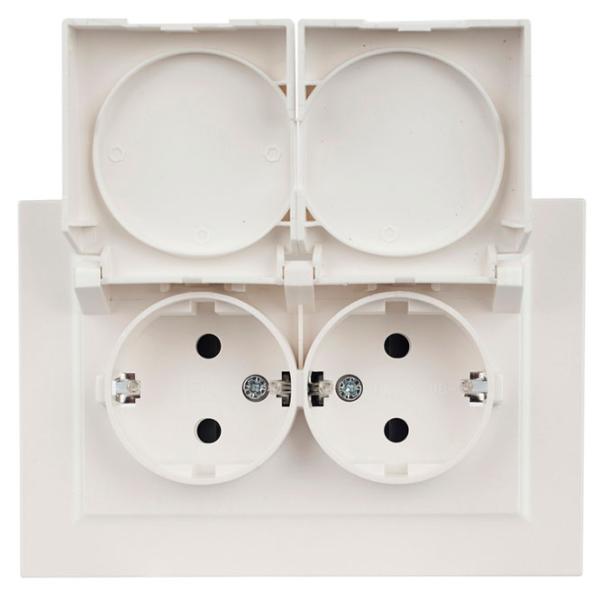 Priză IEK Brite BR-R26-16-44-K36-F 230 V/ Type-F/ White photo 5 Priză IEK Brite BR-R26-16-44-K36-F 230 V/ Type-F/ White photo 5