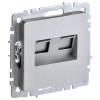 Priză IEK BR-KT20-O-1-K47 RJ-11/ Silver