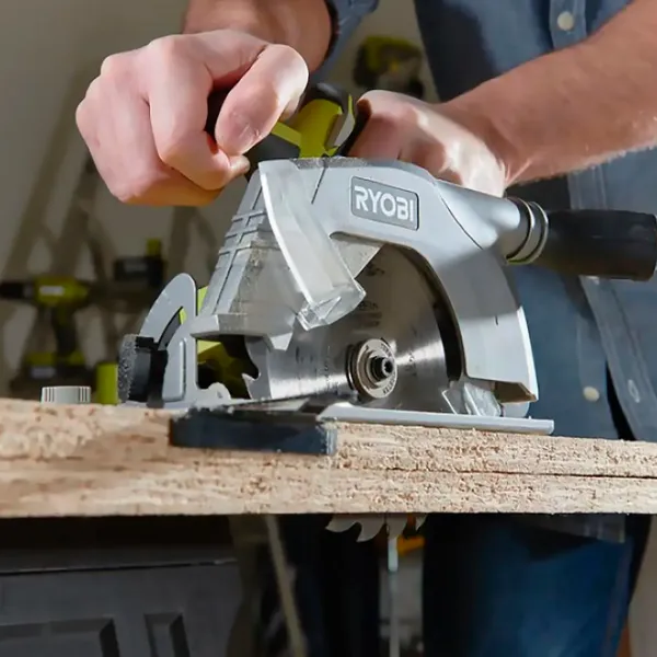 Fierăstrău circular Ryobi R18CS-0 165 mm/ Silver photo 4