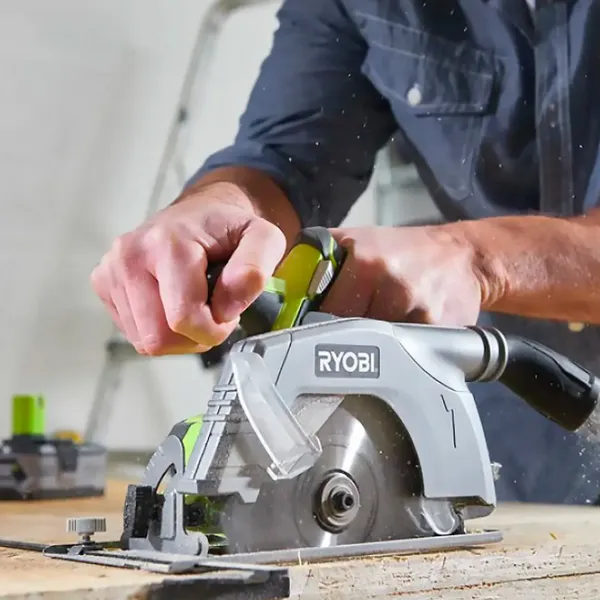 Fierăstrău circular Ryobi R18CS-0 165 mm/ Silver photo 5