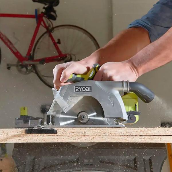 Fierăstrău circular Ryobi R18CS-0 165 mm/ Silver photo 6