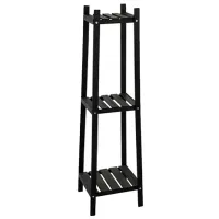 Полка для ванной NVT 46694 Дерево/ Black