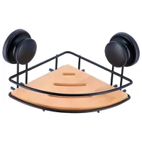 Полка для ванной Tendance 49852 Бамбук/ Черный - Бамбук