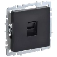 Розетка IEK BR-K10-1-K02 RJ45/ Black