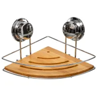 Полка для ванной 5Five 50187 Бамбук/ Серебристый - Бамбук