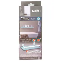 Raft pentru baie MSV Tabarca Oțel inoxidabil/ Silver photo 2