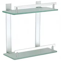 Полка для ванной MSV Tabarca Стекло/ Серебристый