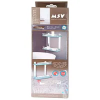 Raft pentru baie MSV Tabarca Sticlă/ Silver photo 2