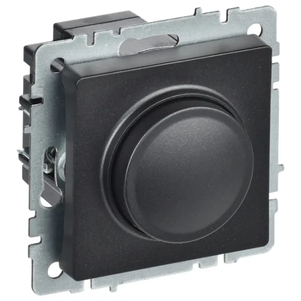 Dimmer IEK BR-D20-0600-K02 230 V/ Black photo 1 Dimmer IEK BR-D20-0600-K02 230 V/ Black photo 1
