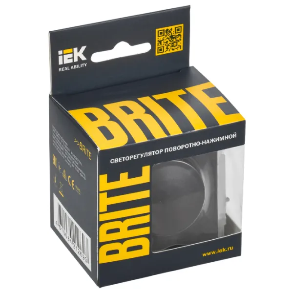 Dimmer IEK BR-D20-0600-K02 230 V/ Black photo 2 Dimmer IEK BR-D20-0600-K02 230 V/ Black photo 2