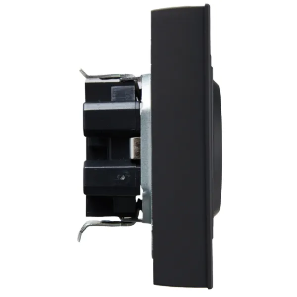 Priză IEK BR-R21-16-K53-F 230 V/ Type-F/ Graphite photo 3 Priză IEK BR-R21-16-K53-F 230 V/ Type-F/ Graphite photo 3