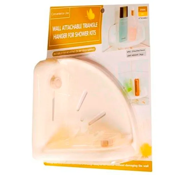 Raft pentru baie Promstore 10900 Plastic/ Beige photo 2 Raft pentru baie Promstore 10900 Plastic/ Beige photo 2