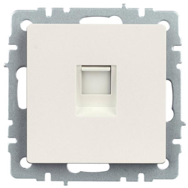 Розетка IEK BR-K10-1-K36 RJ45/ White photo 3 Розетка IEK BR-K10-1-K36 RJ45/ White photo 3