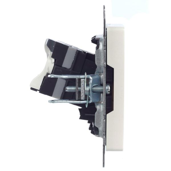 Розетка IEK BR-K10-1-K36 RJ45/ White photo 4 Розетка IEK BR-K10-1-K36 RJ45/ White photo 4