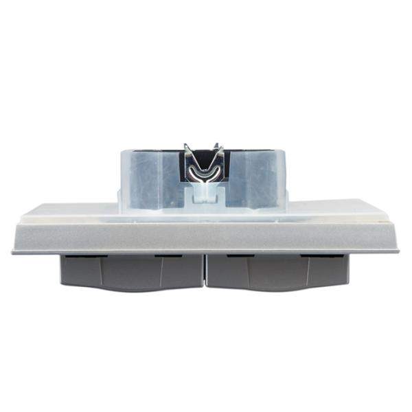 Розетка IEK BR-R26-16-44-K47-F 230 В/ Type-F/ Серебристый photo 4 Розетка IEK BR-R26-16-44-K47-F 230 В/ Type-F/ Серебристый photo 4