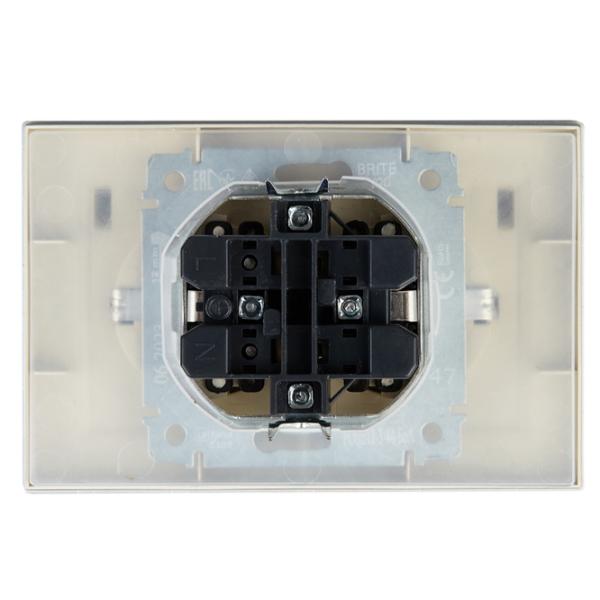Розетка IEK BR-R26-16-44-K47-F 230 В/ Type-F/ Серебристый photo 6 Розетка IEK BR-R26-16-44-K47-F 230 В/ Type-F/ Серебристый photo 6