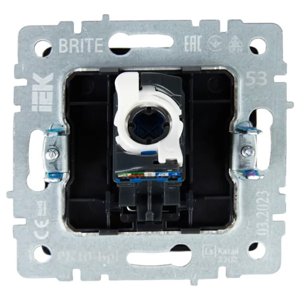 Розетка IEK BR-K10-1-K53 230 В/ RJ45/ Графитовый photo 3 Розетка IEK BR-K10-1-K53 230 В/ RJ45/ Графитовый photo 3