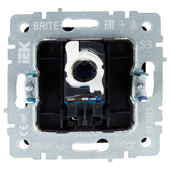 Розетка IEK BR-K10-1-K53 230 В/ RJ45/ Графитовый photo 3 Розетка IEK BR-K10-1-K53 230 В/ RJ45/ Графитовый photo 3